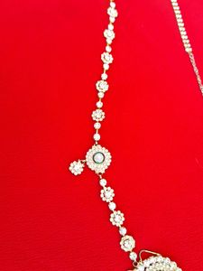 Sundar Kamarbandh Belt White And Gold