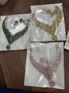 Combo Of 3 Elegant Necklace Set