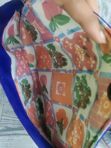 Multicolored Cloth Clutch / Purse