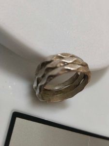 Silver Tone Statement Ring