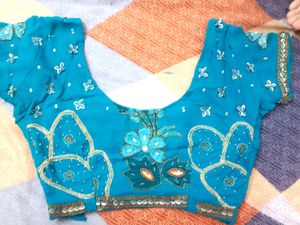 Full Embroidered Saree For Festival