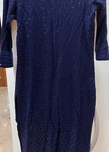 Chikankari Sequins Kurta