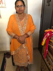 Suit With Havy Mukesh Work