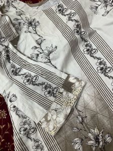 Elegant white Kurta Set