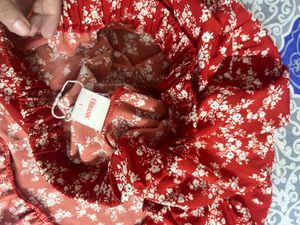 Floral Print Mini Skirt