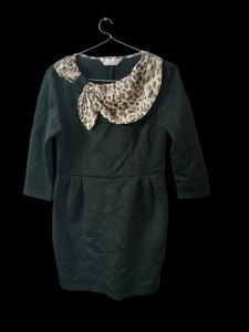 Elegant black Midi Dress