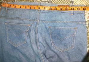 High Waist Light Blue Denim