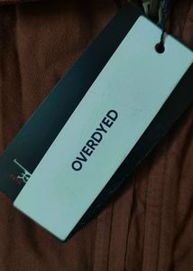 Brown Short Sleeve Zip Shirt