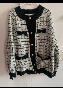 Korean Tweed Sweater🌸