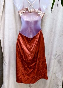 I. Elegant Two-Tone Dress