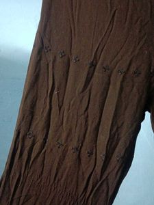 coffee brown gharara pant