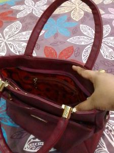 Lubna Purse - Burgundy