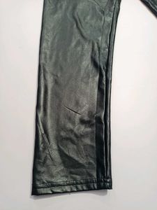 Plus Size XL Stylish Black Faux Leather Pants