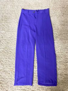 Purple Wide Leg Pants