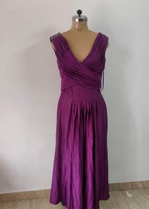 Elegant Purple Maxi Dress