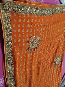 a festive saree