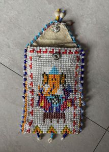 Beaded Pouch For Mobile