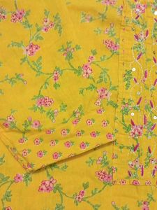 Floral Print Kurta- 36 To 37 Bust