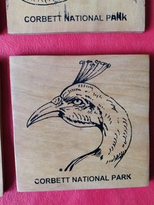 Wooden tea coaster