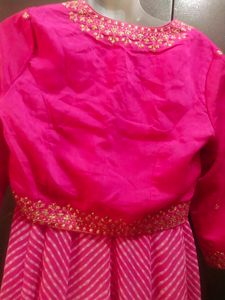 Biba Brand Long Kalidar Frock With Jacket