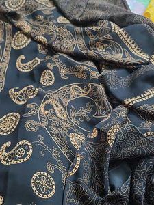 Beautiful Black Georgette Saree