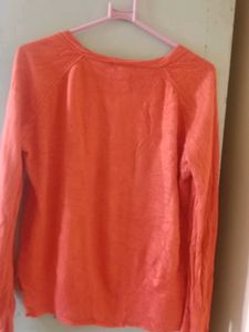 Coral Long Sleeve Top
