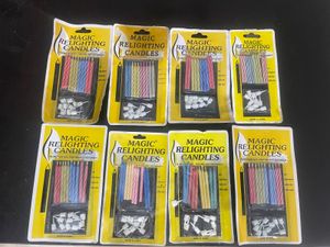 Relighting Magic Candles With 10 in Each Pack