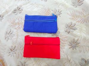 Women Multi Colour Pouch (Pack Of 2)