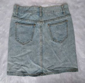 Denim Mini Skirt
