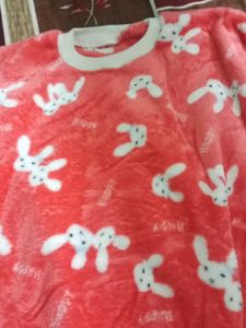 Cute Bunny Print Sweater