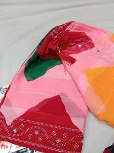 Multicolored Saree