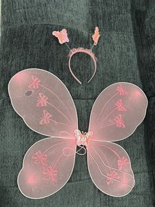 Pink Butterfly Wings Set