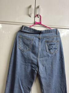 Wide Leg Denim Jeans High Waist