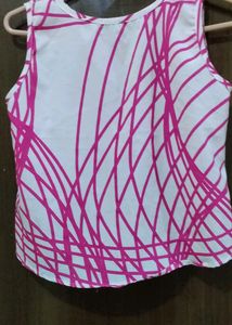 Pink Crop Top
