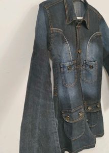 Denim Mini Shirt Dress