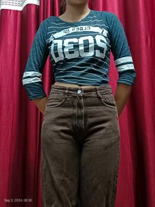 Price Drop‼️‼️Trendy Brown Loose Fit Jeans