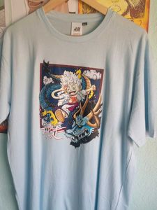 HM One Piece Luffy Dragon T-Shirt XXL