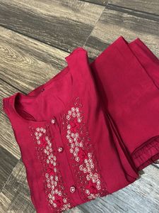 Embroidered Kurta Set