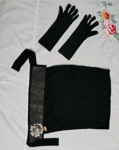 Abaya Nose Piece And Hand Gloves