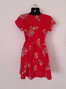 Red Printed Dress (Women&#39;s)