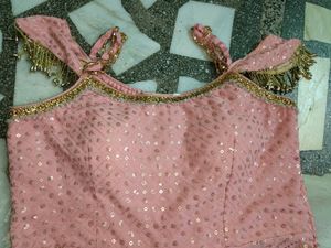 Pink Sharara set