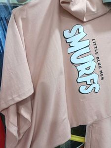 Smurfs Graphic Tee - Light Pink