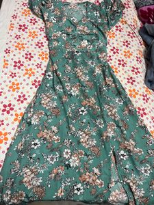 Floral Print Midi Dress