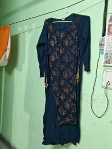 Navy Blue Kurta