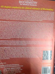 Biochemistry for Medical Students