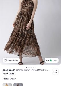 Animal Print Maxi Dress