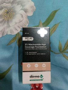 2% niacinamide high coverage foundation