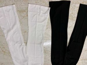 Black &amp; White Flare Pants