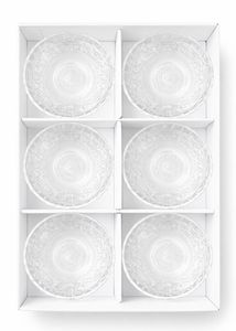 Vintage Glass Dessert Bowls (Set of 6)