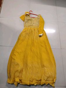 Yellow gown